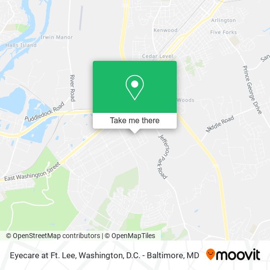 Mapa de Eyecare at Ft. Lee