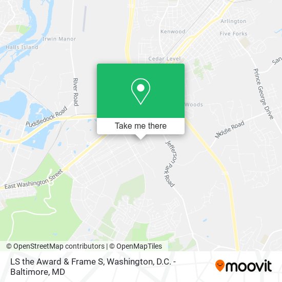 LS the Award & Frame S map
