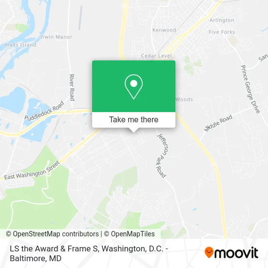 LS the Award & Frame S map