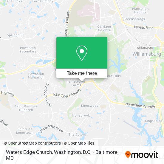 Mapa de Waters Edge Church