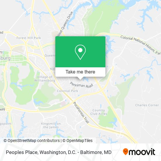 Peoples Place map