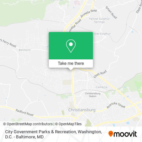 City Government Parks & Recreation map