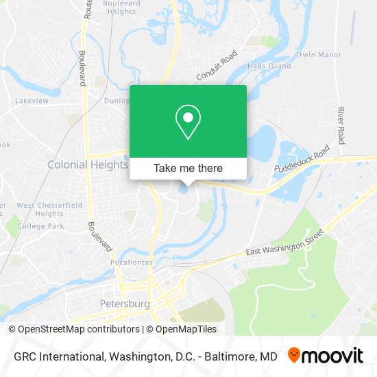 GRC International map