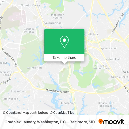 Gradplex Laundry map
