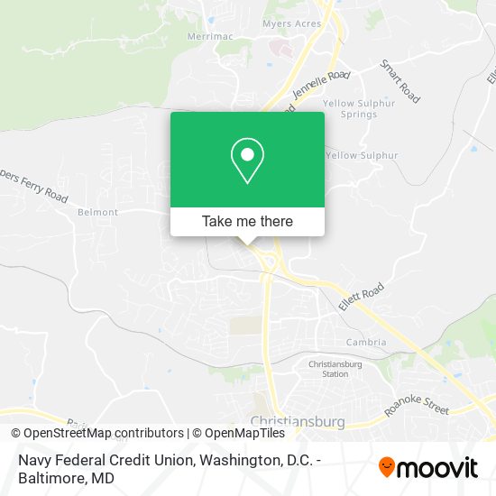 Navy Federal Credit Union map