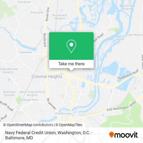 Navy Federal Credit Union map