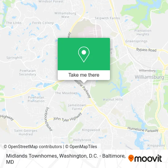 Midlands Townhomes map