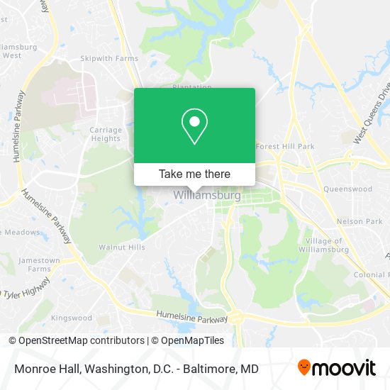 Monroe Hall map
