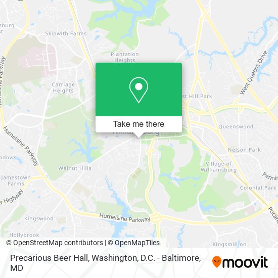 Precarious Beer Hall map