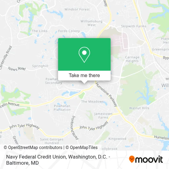 Navy Federal Credit Union map