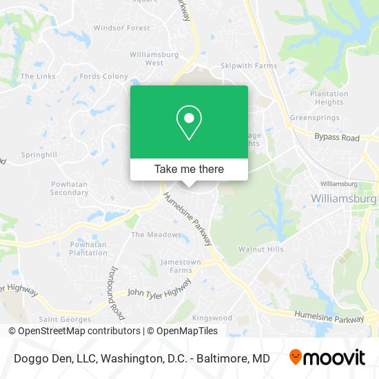 Mapa de Doggo Den, LLC