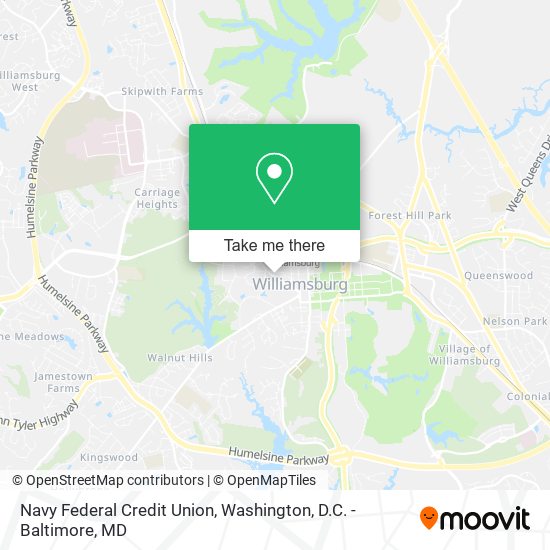 Mapa de Navy Federal Credit Union