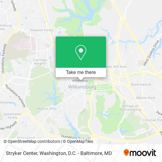 Stryker Center map