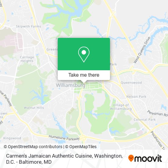 Mapa de Carmen's Jamaican Authentic Cuisine