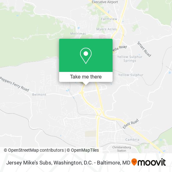 Jersey Mike's Subs map