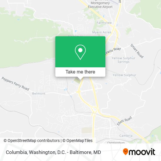 Columbia map