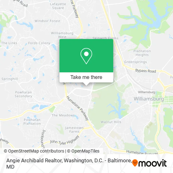Angie Archibald Realtor map