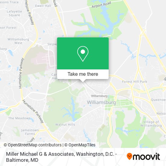 Miller Michael G & Associates map