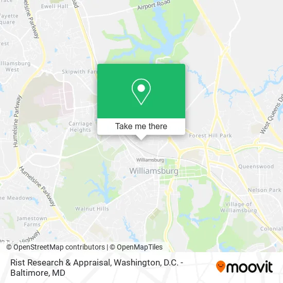 Rist Research & Appraisal map