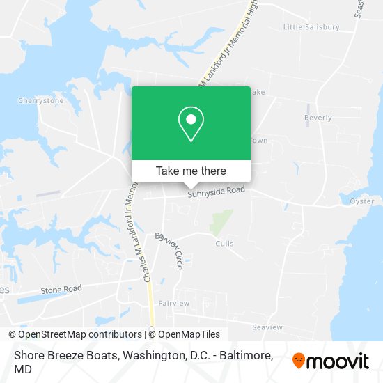 Shore Breeze Boats map