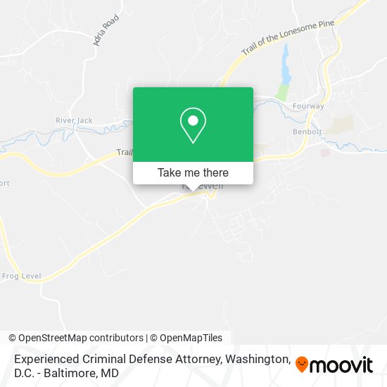 Mapa de Experienced Criminal Defense Attorney