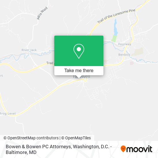 Mapa de Bowen & Bowen PC Attorneys