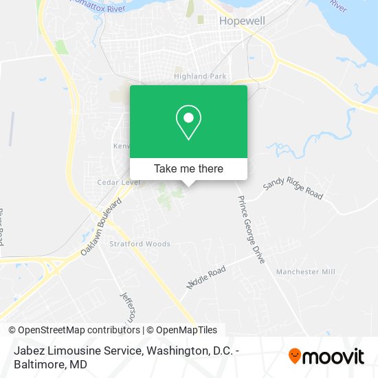 Jabez Limousine Service map
