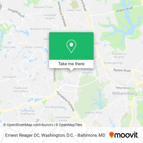Ernest Reager DC map