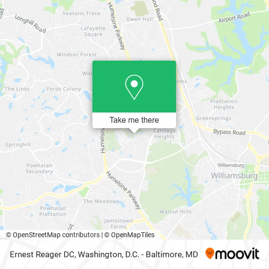 Ernest Reager DC map