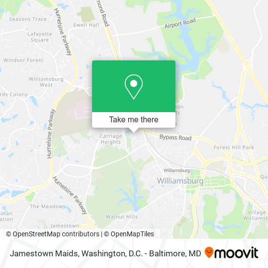 Jamestown Maids map
