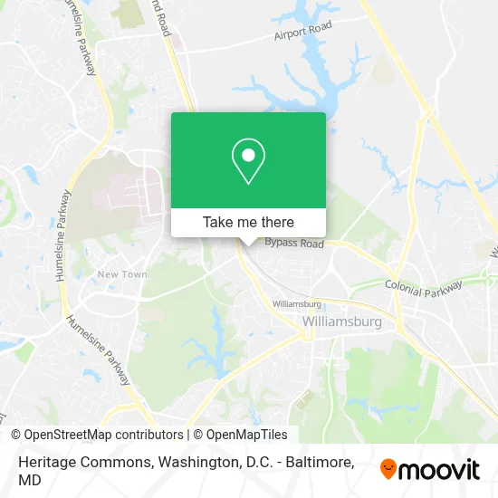 Heritage Commons map