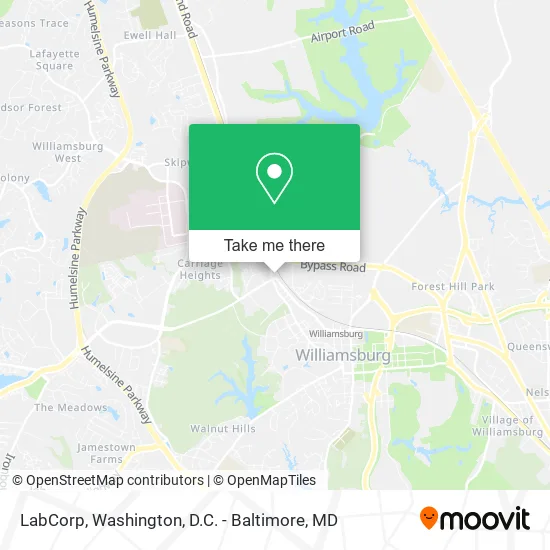 LabCorp map