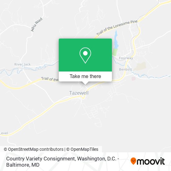 Mapa de Country Variety Consignment