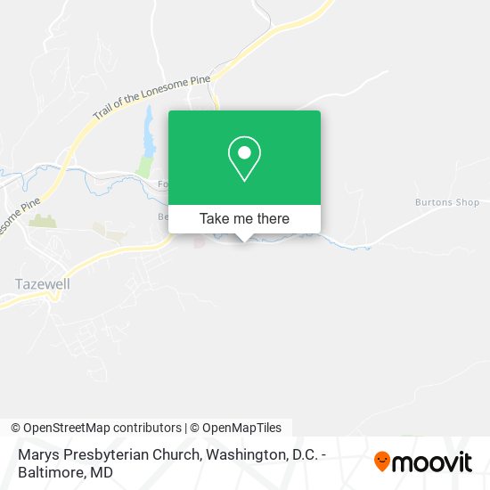 Marys Presbyterian Church map