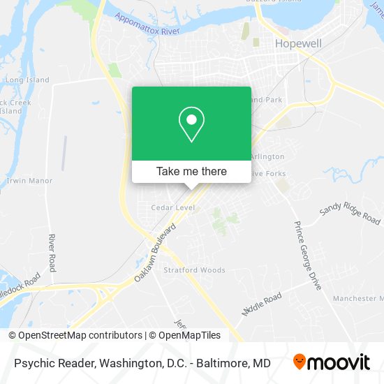Psychic Reader map