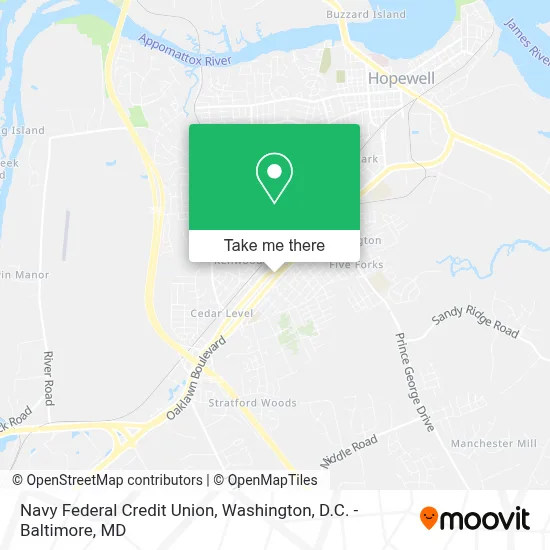 Navy Federal Credit Union map