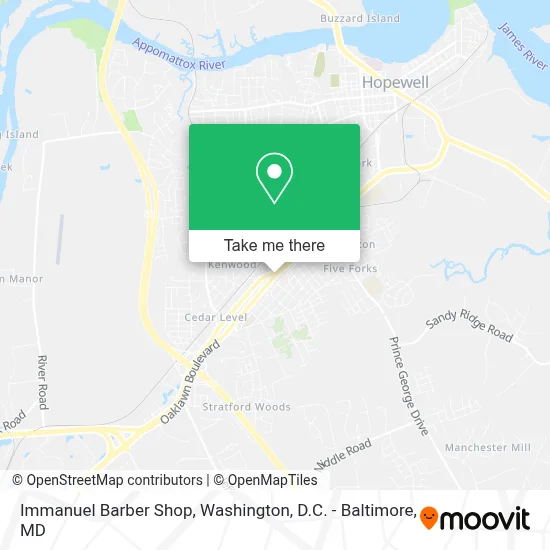 Immanuel Barber Shop map