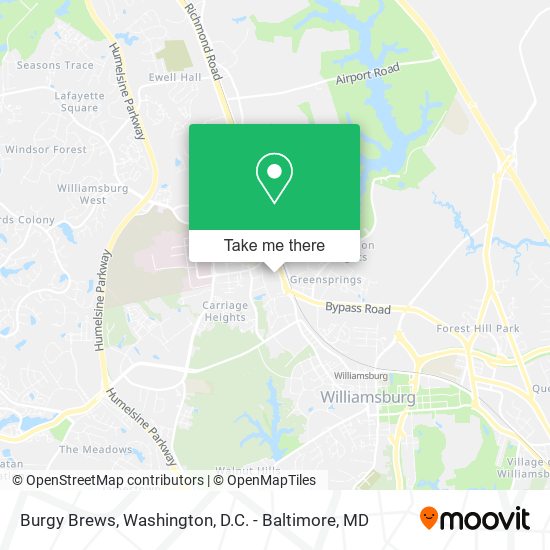 Mapa de Burgy Brews