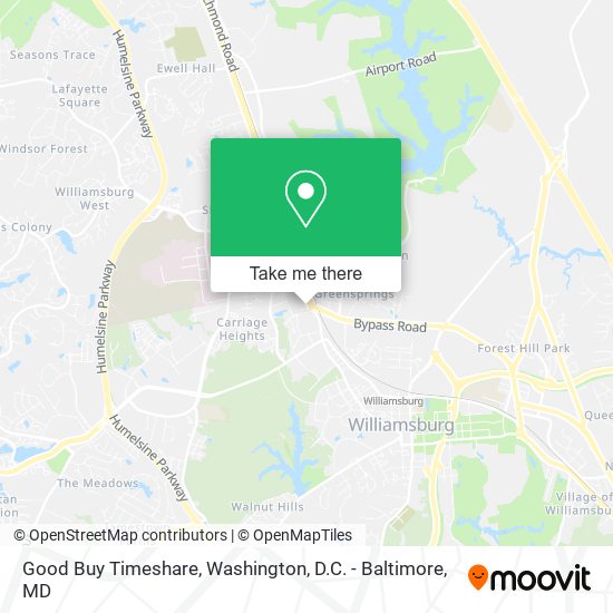 Good Buy Timeshare map