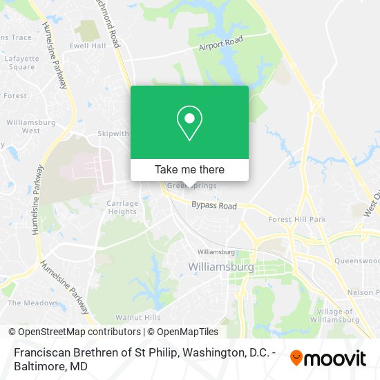 Franciscan Brethren of St Philip map
