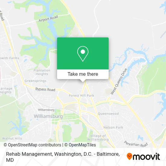 Rehab Management map