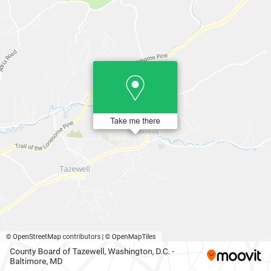 County Board of Tazewell map