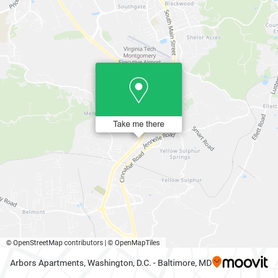 Arbors Apartments map