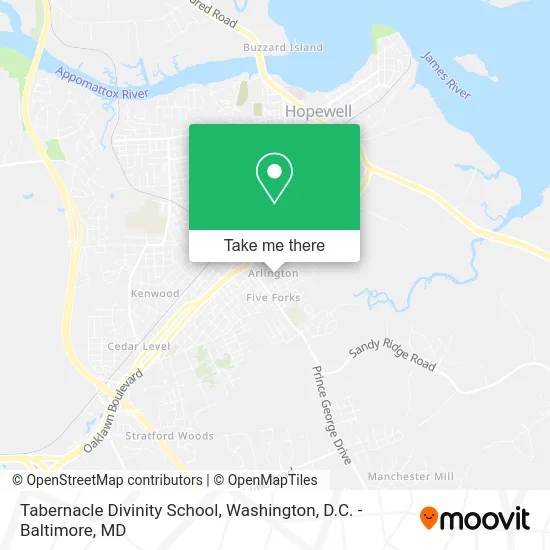 Tabernacle Divinity School map