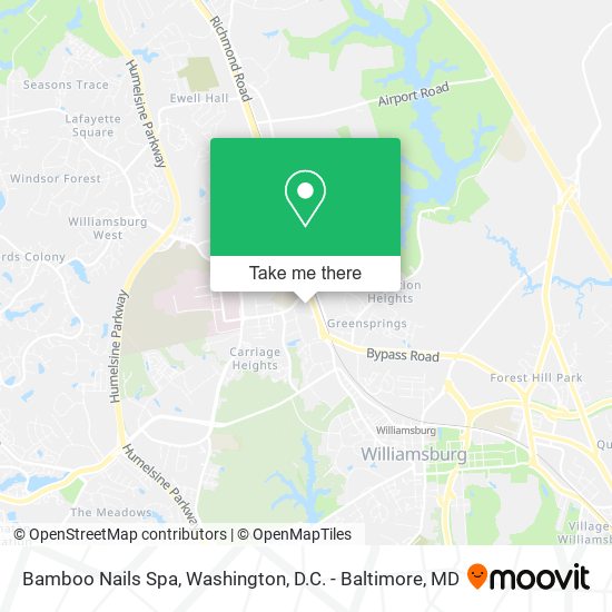 Mapa de Bamboo Nails Spa