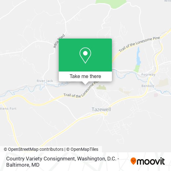 Country Variety Consignment map