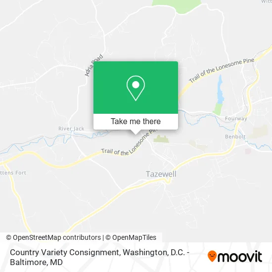 Country Variety Consignment map