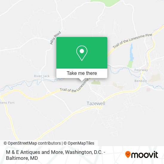 Mapa de M & E Antiques and More