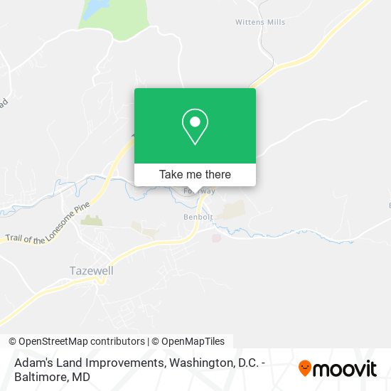 Mapa de Adam's Land Improvements