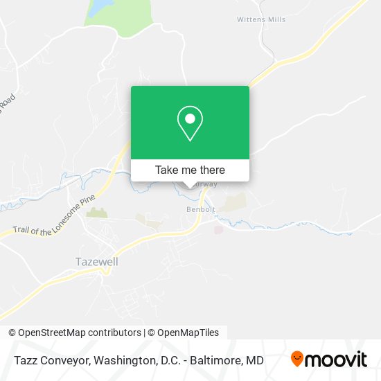 Mapa de Tazz Conveyor